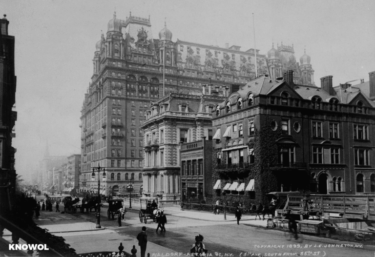 Here’s What the Waldorf Astoria Looked Like in 1900 - KNOWOL