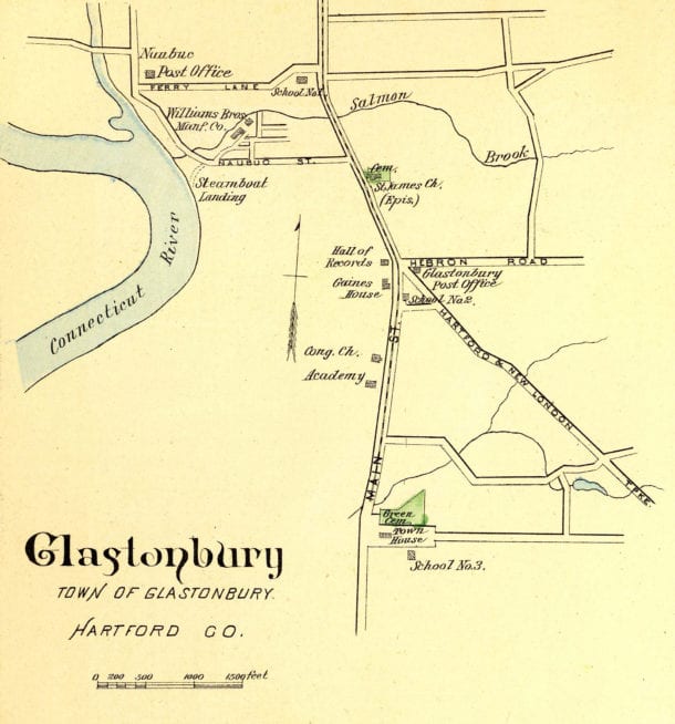 Glastonbury - Map - KNOWOL